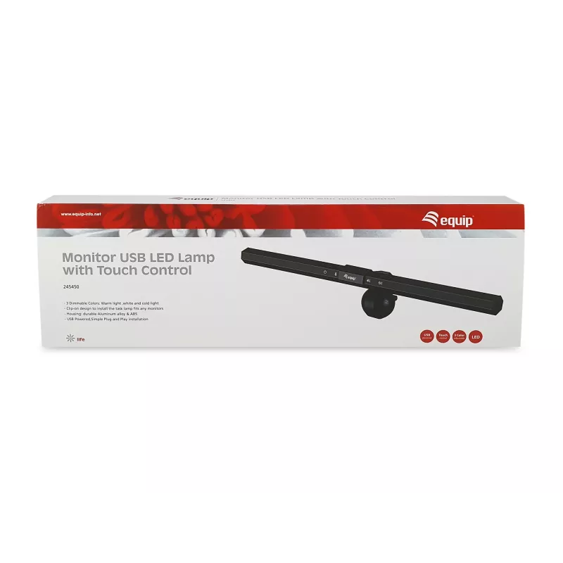 Equip monitoriaus USB LED lempa su jutikliniu valdymu