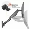 Equip 17 colių – 32 colių dviejų monitorių sieninis laikiklis