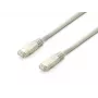 “Equip” Cat.6A Platinum S/FTP komutacinis kabelis, pilkas, 3,0 m, 5 vnt./rinkinys