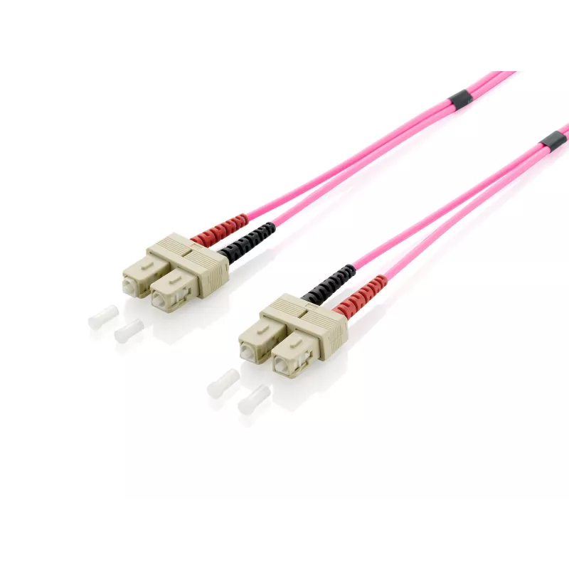 Equip SC/SC optinio pluošto jungiamasis kabelis, OM4, 15m, 149 g, 335 mm, 30 mm, 250 mm, 159 g