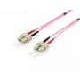 Equip SC/SC optinio pluošto jungiamasis kabelis, OM4, 10m, 104 g, 330 mm, 25 mm, 200 mm, 109.38 g