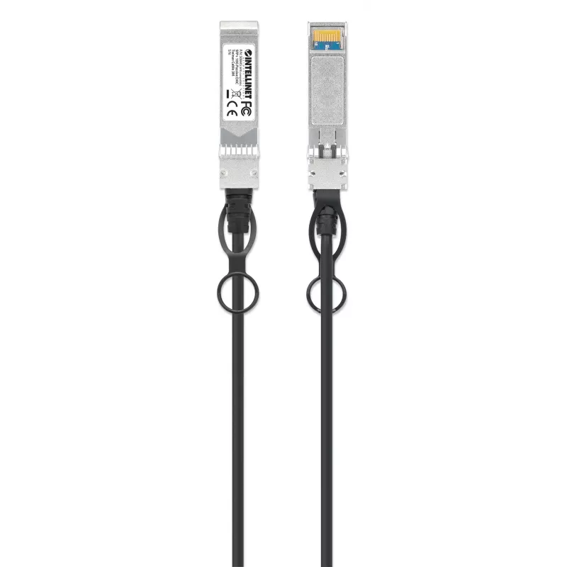 Intellinet 3 m 10G SFP+ pasyvus tiesioginio prijungimo varinis „Twinax“ kabelis 30AWG, suderinamas su HP J9283B / JD097C
