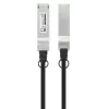 Intellinet 1 m 40G QSFP+ pasyvus tiesioginio prijungimo varinis Twinax kabelis 30AWG MSA QSFP-H40G-CU1M suderinamas