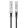 “Intellinet” 0,5 m 40G QSFP+ pasyvus tiesioginio prijungimo varinis “Twinax” kabelis 30AWG MSA QSFP-H40G-CU50CM suderinamas