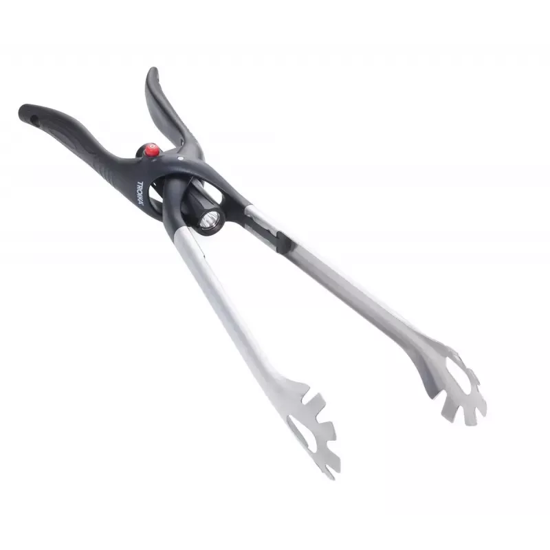 Virtuvinės žnyplės TROIKA BBQ01/ST 450 mm Silikonas Nerūdijantis plienas Juoda