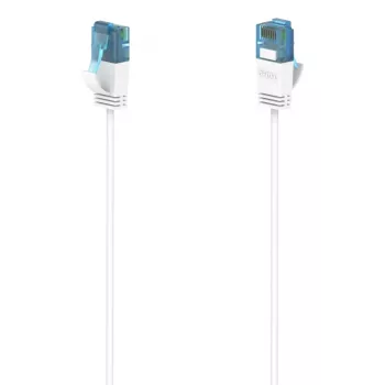 Hama Flexi-plonas tinklo kabelis baltas 1,5 m Cat6a U/UTP (UTP)