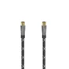 Hama 00205072 bendraašis kabelis 5 m, juoda, pilka