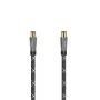 Hama 00205073 bendraašis kabelis 10 m, juoda, pilka