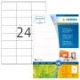 Lipnios spausdintuvo etiketės HERMA 10728 Baltos 7 cm x 3,6 cm