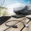 Hama įkrovimo laidas, USB-A - Lightning, 0,2 m, nailonas, juodas, 0,2 m, Lightning, USB A, vyriškas, vyriškas, juodas