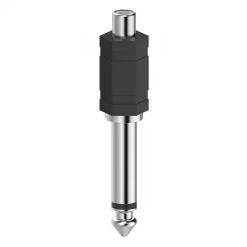 Hama 00205188 jungčių adapteris RCA 6.3 juoda, sidabrinė