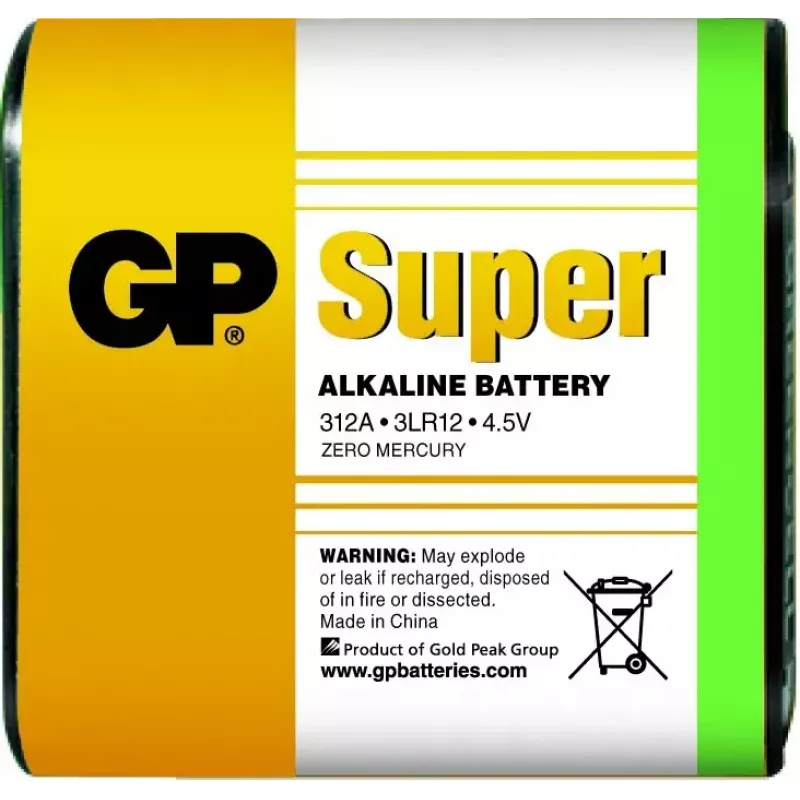GP Batteries Super Alkaline 4.5V vienkartinė baterija, šarminė, prizminė