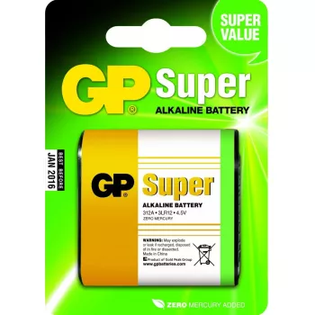 GP Batteries Super Alkaline 4.5V vienkartinė baterija, šarminė, prizminė