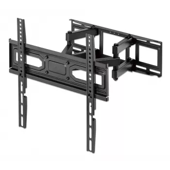 Manhattan Wall Mount for TV & Monitors (Full Motion), For screens 32 inch to 55 inch, VESA compatibility: all between 100x100mm to 400x400mm - check the dimensions of the four mounting holes on back of screen to ensure it fits, Max 40kg, Juoda, Bracket, Lifetime Warranty