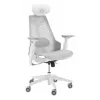 Kompiuterinė žaidimų kėdė Asus ROG Destrier Ergo Core White — tinklinė sėdynė, maks. apkrova 136 kg, plotis 720 mm, gylis 840 mm, aukštis 129–137,5 cm
