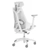 Kompiuterinė žaidimų kėdė Asus ROG Destrier Ergo Core White — tinklinė sėdynė, maks. apkrova 136 kg, plotis 720 mm, gylis 840 mm, aukštis 129–137,5 cm