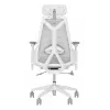 Kompiuterinė žaidimų kėdė Asus ROG Destrier Ergo Core White — tinklinė sėdynė, maks. apkrova 136 kg, plotis 720 mm, gylis 840 mm, aukštis 129–137,5 cm