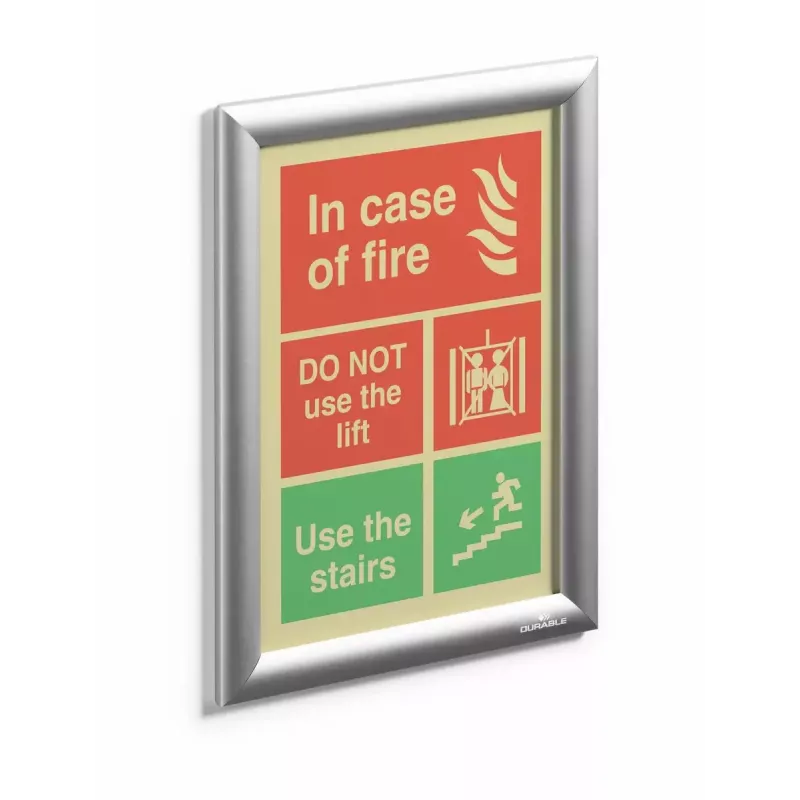 Wall Frame Durable 479623 192 x 279 mm Rectangle Sidabrinė Aluminium