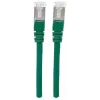Intellinet Network komutacinis kabelis, Cat6, 2m, Green, Copper, S/FTP, LSOH / LSZH, PVC, RJ45, Gold Plated Contacts, Snagless, Booted, Lifetime Warranty