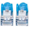 Intellinet tinklo komutacinis kabelis, Cat7 kabelis/Cat6A kištukai, 10 m, mėlynas, varis, S/FTP, LSOH/LSZH, PVC, RJ45, auksuoti kontaktai, nesikabinantis, apsaugotas, garantija visam eksploatavimo laikui
