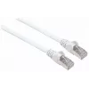 „Intellinet“ tinklo komutacinis kabelis, Cat7 kabelis / Cat6A jungtys, 10 m, baltas, varis, S/FTP, LSOH / LSZH, PVC, RJ45, auksu dengti kontaktai, be užkibimų, su gaubteliu, garantija visam tarnavimo laikui