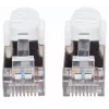 „Intellinet“ tinklo komutacinis kabelis, Cat7 kabelis / Cat6A jungtys, 10 m, baltas, varis, S/FTP, LSOH / LSZH, PVC, RJ45, auksu dengti kontaktai, be užkibimų, su gaubteliu, garantija visam tarnavimo laikui