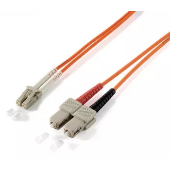 Equip LC/SC 62,5/125 μm 3,0 m InfiniBand/šviesolaidinis kabelis 3 m SC oranžinis