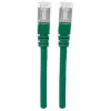 Intellinet tinklo komutacinis kabelis, Cat7 kabelis/Cat6A kištukai, 0,5 m, žalias, varis, S/FTP, LSOH / LSZH, PVC, RJ45, paauksuoti kontaktai, bekabliai, su gaubteliu, garantija visam eksploatavimo laikui