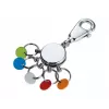 Raktų pakabukas TROIKA PATENT/Colour KYR61/CH Daugiaspalvis Sidabrinis Žalvaris