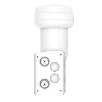Hama 00205375 Žemo triukšmo bloko keitiklis (LNB) 10,7–12,75 GHz Baltas