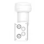 Hama 00205375 Žemo triukšmo bloko keitiklis (LNB) 10,7–12,75 GHz Baltas
