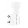 Hama 00205375 Žemo triukšmo bloko keitiklis (LNB) 10,7–12,75 GHz Baltas