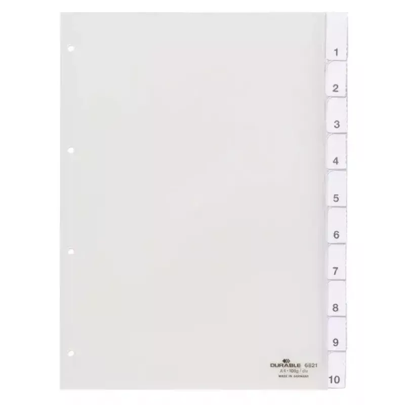 Skaitmeninis skirtukų rodyklė Durable 6821-19