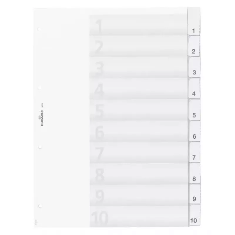 Skaitmeninis skirtukų rodyklė Durable 6821-19