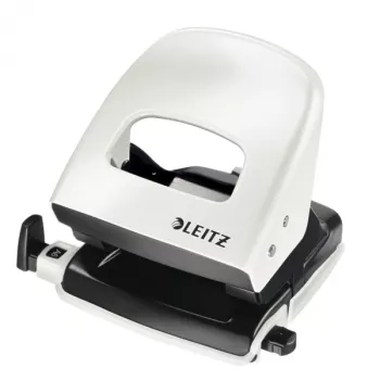 Leitz Hole Punch WOW 5008 Metal 2-hole / 30sheets, 30 lapų, Baltas, 8 cm, 5,5 mm, 107 x 137 x 100 mm, 10 metų
