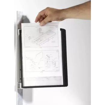 Dokumentų laikiklis-sukinys portretinio formato A4 Durable Vario magnet wall 5