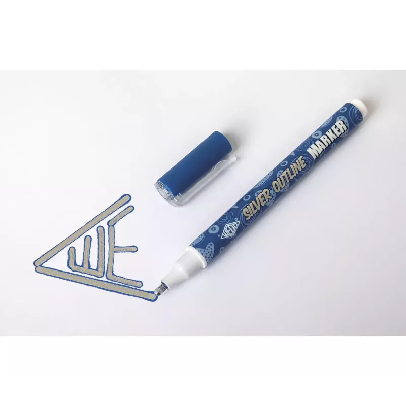 Wedo Sidabrinė Outline marker 6 vnt. Oranžinė