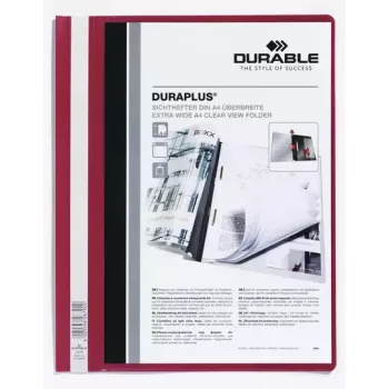 Ataskaitų aplankas Durable DURAPLUS 2579-03 Raudonas