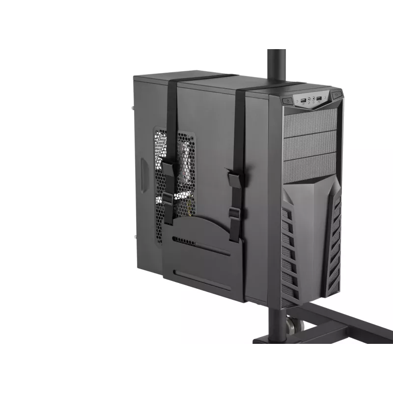 Multimedijos vežimėlis Equip 17–32 colių vieno monitoriaus mobili darbo stotis