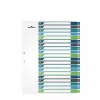 Tuščio skirtuko rodyklė Durable 679727 Įvairiaspalvis Polipropilenas 245x305 mm