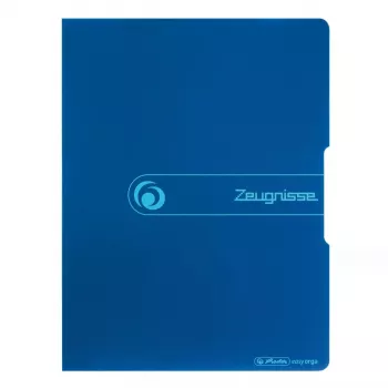 Įprastas dokumentų segtuvas Herlitz Zeugnisse Polipropilenas (PP) Mėlynas A4