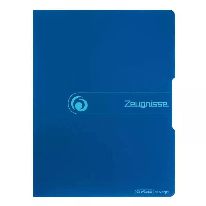 Įprastas dokumentų segtuvas Herlitz Zeugnisse Polipropilenas (PP) Mėlynas A4