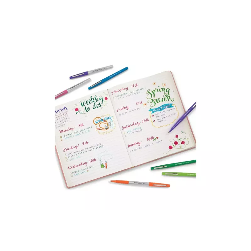 Flomasteris vidutinis Papermate Flair Daugiaspalvis 16 vnt.