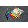 Crayon Malinos 301036 6 vnt. Daugiaspalvė Juoda Mėlyna Žalia Raudona Violetinė Geltona