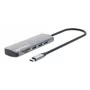 Manhattan USB-C dokas / šakotuvas su kortelių skaitytuvu, prievadai (x7): Ethernet, HDMI, USB-A (x3) ir USB-C (x2), su galios tiekimu (PD) 100 W – reikalingas išorinis USB-C įkroviklis (nepridedamas). Maitinamas per USB (nereikia išorinio maitinimo šaltinio), kai PD nenaudojamas.