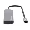 Manhattan USB-C dokas / šakotuvas su kortelių skaitytuvu, prievadai (x7): Ethernet, HDMI, USB-A (x3) ir USB-C (x2), su galios tiekimu (PD) 100 W – reikalingas išorinis USB-C įkroviklis (nepridedamas). Maitinamas per USB (nereikia išorinio maitinimo šaltinio), kai PD nenaudojamas.