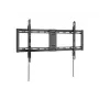 Fiksuotas plonas televizoriaus sieninis laikiklis EQUIP 43–95 colių ekranams, VESA 200×200–800×400, maks. apkrova 75 kg, juodas