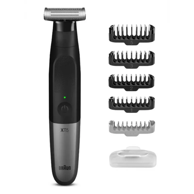 Braun XT5100 plaukų kirpimo mašinėlė Juoda, Sidabrinė