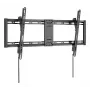 TV sieninio laikiklio kronšteinas EQUIP 43 col.–95 col. Tilt plonas 75 kg televizoriams, VESA 200x200–800x400, pakreipimas 0–8°, 4,2 cm atstumas, juodas