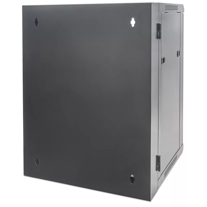 Intellinet 19 colių tinklo spinta – sieninė (dviguba sekcija, atverčiama), 15U, 550 mm gylio, juoda, surinkta, maks. 30 kg, atsidaro, kad būtų galima pasiekti spintos galą, kai sumontuota ant sienos, 19 colių, naudingas gylis 425 mm, dalys sieniniam montavimui nepridedamos